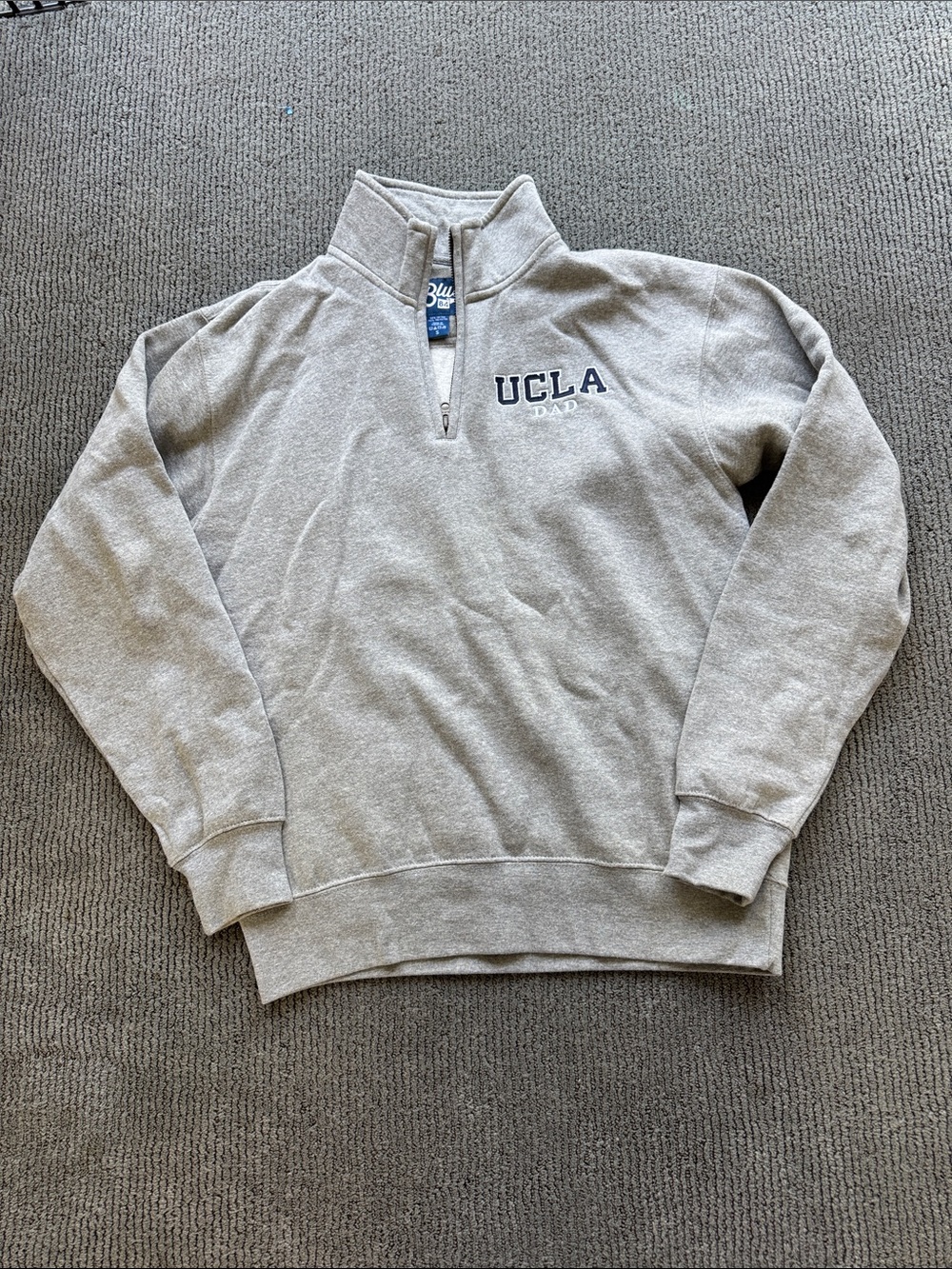 Blue 84 UCLA Gray Quarter-Zip Pullover